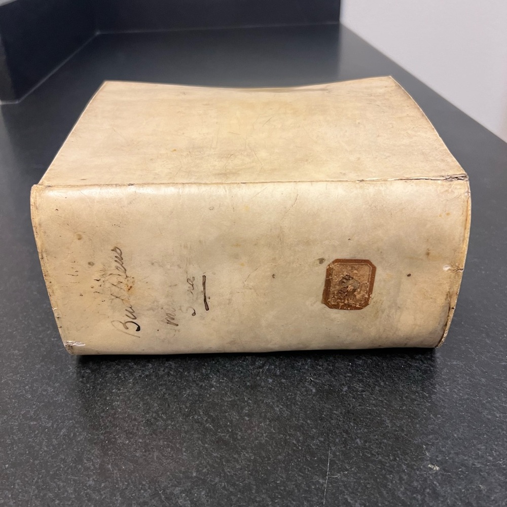 Antique Vellum Book 1727